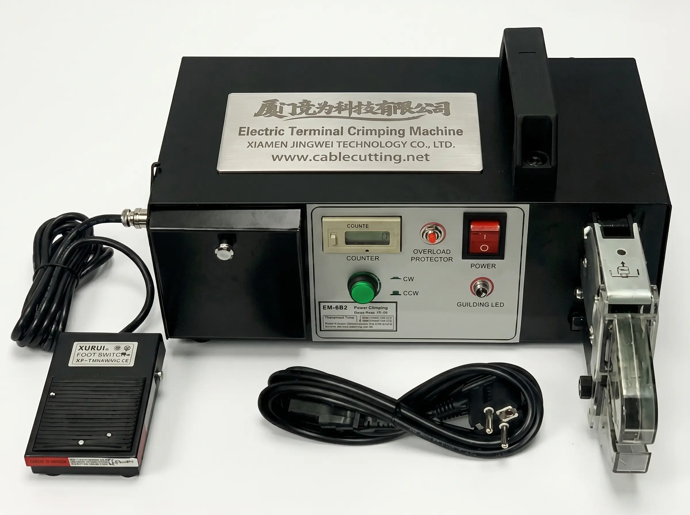 Máquina de Crimpado Eléctrico de Terminales EM-6B1 | JINGWEI