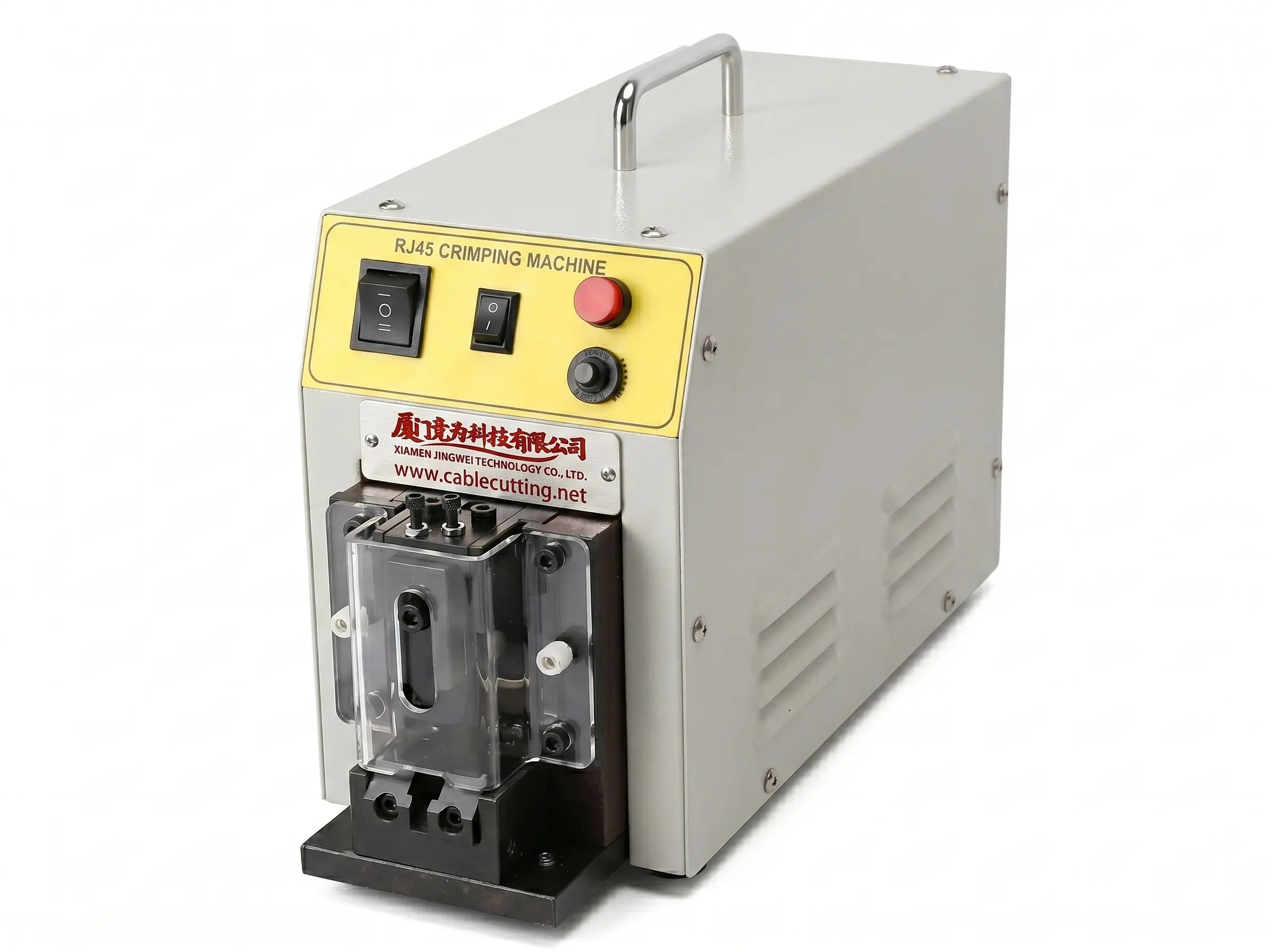 Máquina Crimpadora RJ45 de Alta Velocidad | Solución Eficiente para Cableado de Red