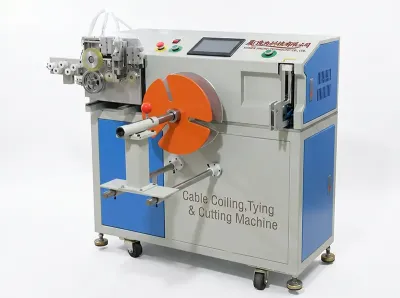 Máquina Automática de Bobinar, Atar y Cortar Cable WPM-40-80