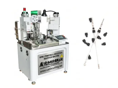 Máquina Automática de Engarce e Inserción de Sello Impermeable WPM-078H