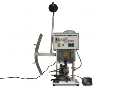 Prensadora de Terminales Semiautomática 4T, 30mm Carrera WPM-4000S - Máquina de Crimpado de Terminales (o Prensadora de Terminales)