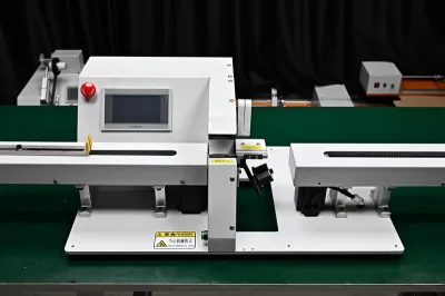 Máquina Enrolladora de Cinta + Estirado de Alambre a Doble Cara JW-303KL-1m Thumb