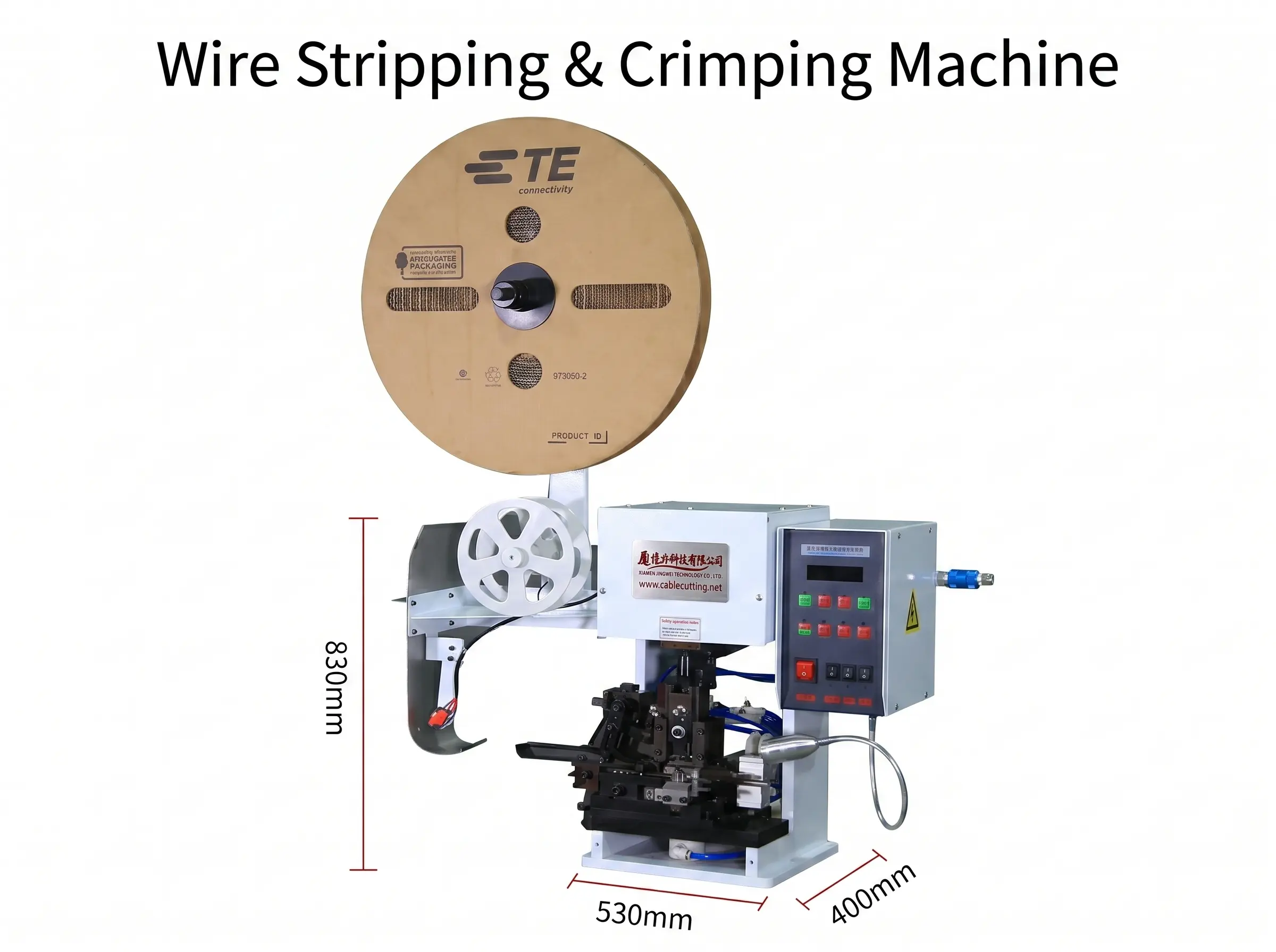 Máquina Pelacables y Crimpadora Automática WPM-2008A2 | JINGWEI