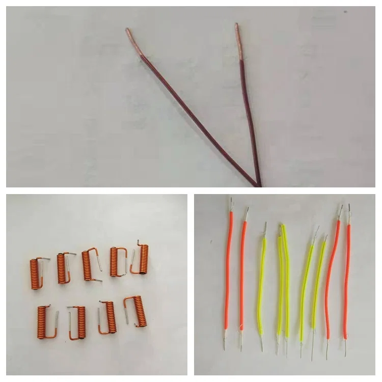 Kuparilanka-emalinpoistokoneen näyte, kuparilankakaapelin kuorimiskone