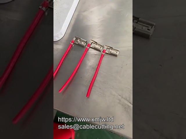 Mini herramienta de crimpado OTP False Flag 63mm con cuchillas para terminales y perforación de cables - Molde aplicador profesional