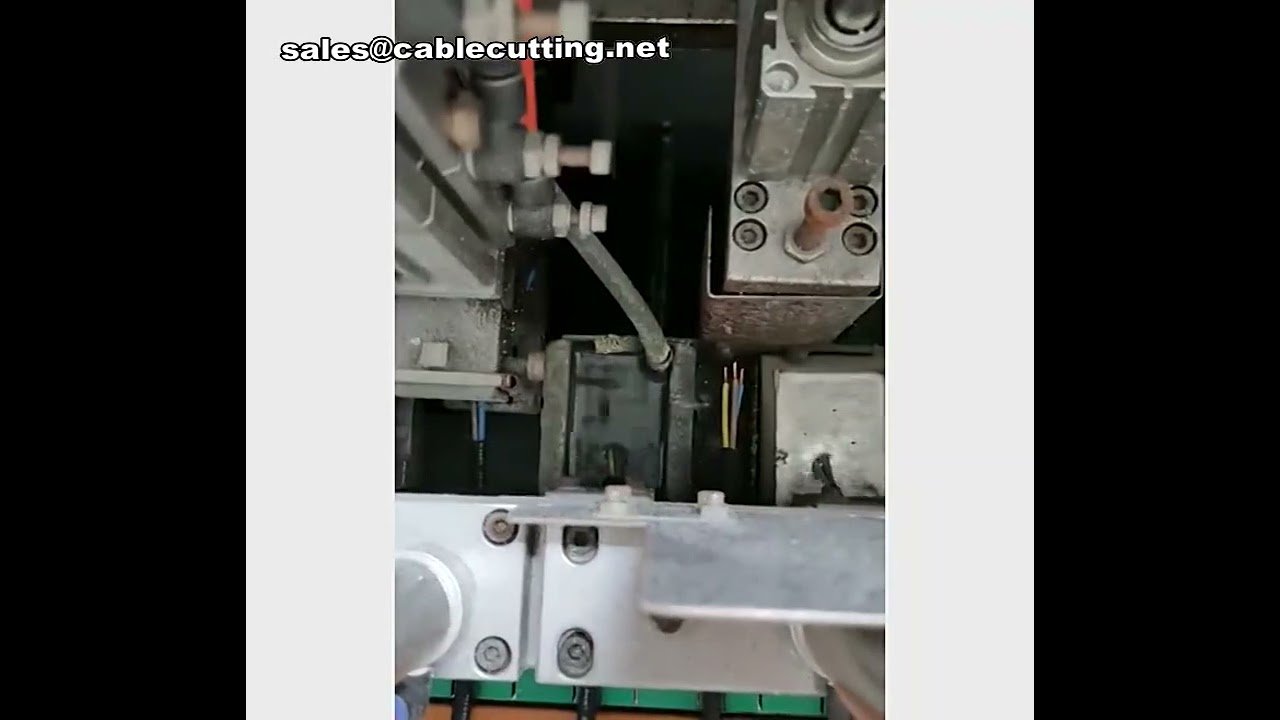 Máquina de corte, pelado, torsión y estañado de cables | Procesamiento multipolar automático