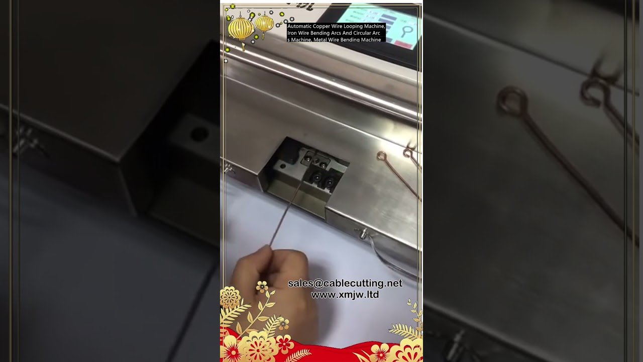 Máquina Automática de Bucle y Doblado: Alambre de Cobre y Hierro en Arcos Perfectos