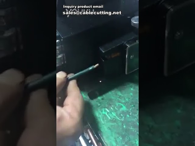 Máquina Peladora y Crimpadora de Cables Eléctricos - Procesamiento Automatizado