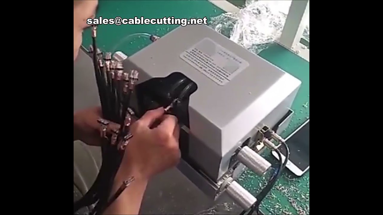 Máquina Especializada de Pelado Doble Paralelo para Cables Multinúcleo – Procesamiento Eficiente de Cola de Cable