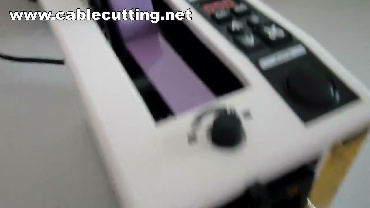 Máquina cortadora de cinta adhesiva, Dispensador electrónico de cinta con cuchillas de corte