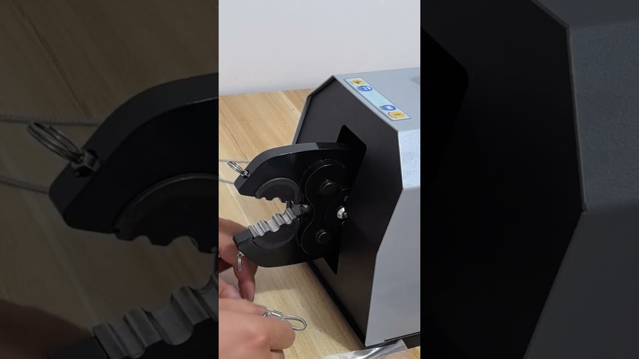 Máquina Crimpadora Neumática de 9 Toneladas para Terminales Grandes y Cable de Alta Sección