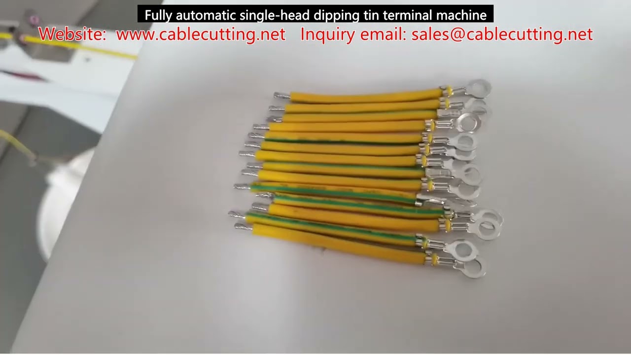 Máquina de terminales de enchufe impermeable totalmente automática de un solo cabezal y alta resistencia