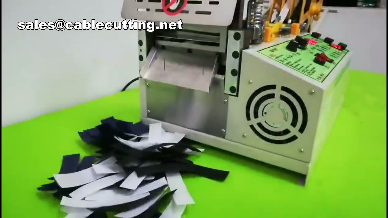 Máquina Automática de Corte en Caliente/Frío para Cintas de Nailon y Cintas
