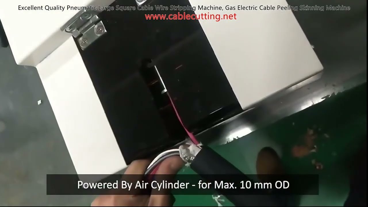 Máquina Pelacables Neumática de Alta Calidad para Cables Cuadrados Grandes - Pelado de Cables de Gas y Eléctricos
