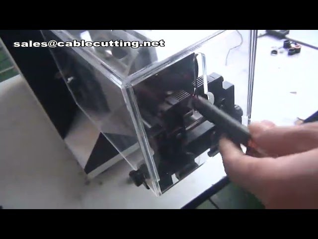 Máquina Pelacables Coaxial Automática para Energías Renovables | Pelado Eficiente de Cable Coaxial