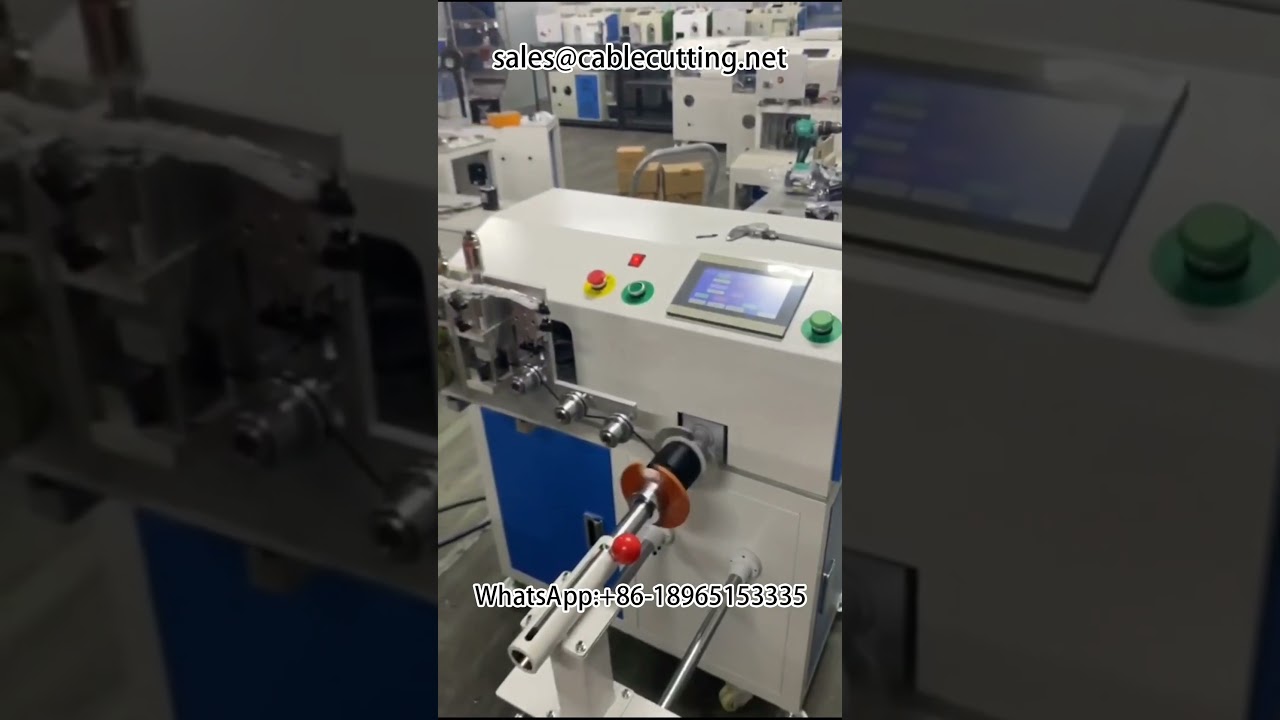 #Máquina enrolladora y atadora de cables y alambres #Bobinadora industrial