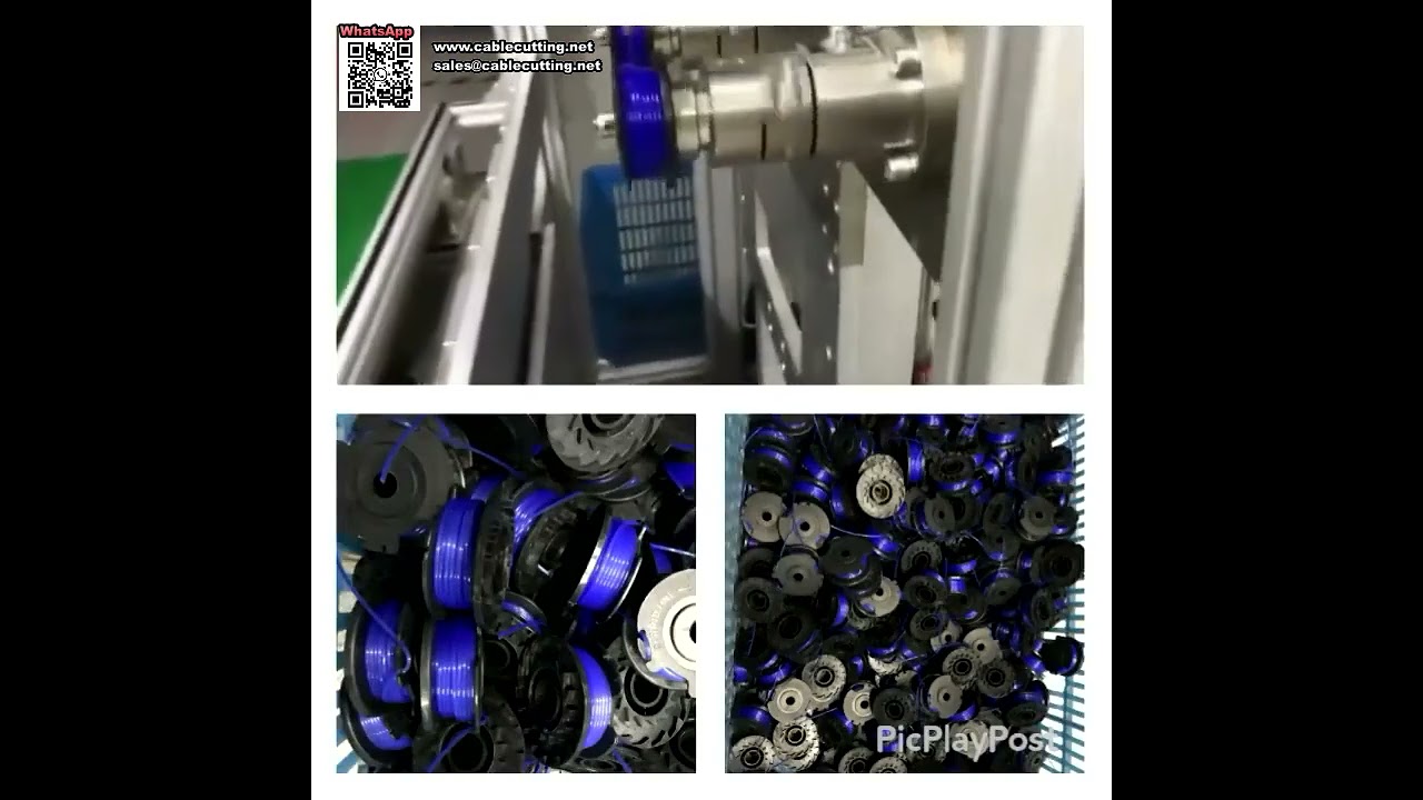 Máquina Bobinadora Automática de Alta Precisión para Fabricación de Carretes de Desbrozadora