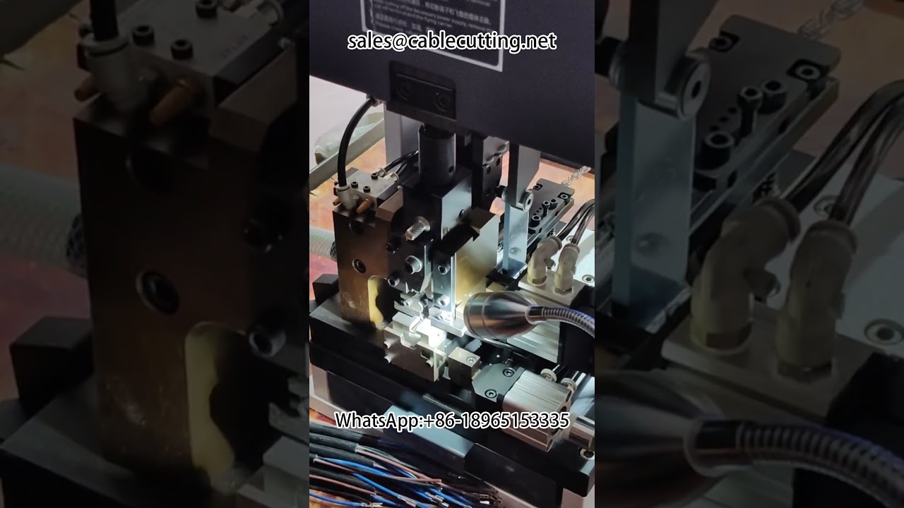 Máquina peladora recta para arneses y terminales | Equipo de precisión