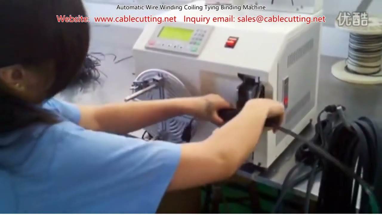 Máquina automática de bobinado, enrollado y atado de alambre | Equipo industrial para embalaje de bobinas