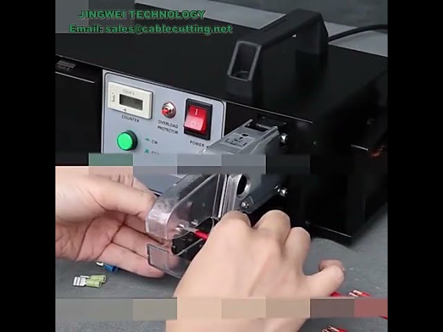 Máquina Automática de Crimpado y Pelado de Cables Eléctricos | Herramientas de Precisión