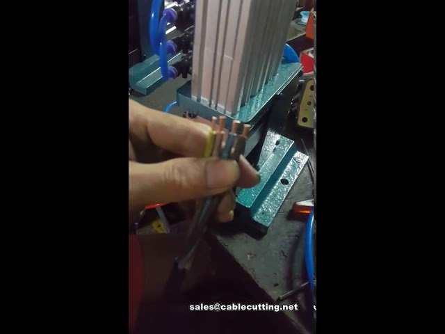 Máquina Pelacables Neumática de Alto Rendimiento para Procesamiento Automático
