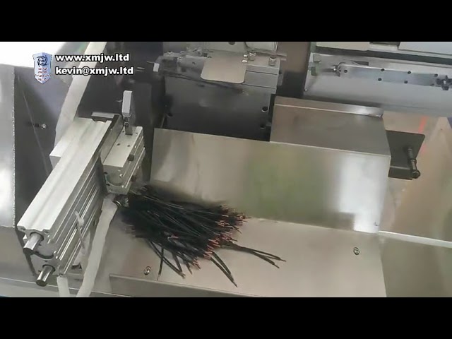 Máquina Automática Todo en Uno: Corte, Pelado, Trenzado y Estañado de Cables con Vaina Redonda