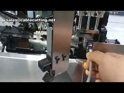 Máquina Doble Función para Pelar Cables y Engrapar Terminales – Equipo Automático de Procesamiento de Cables