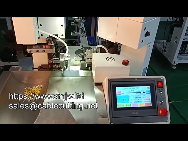 Máquina Automática de Crimpado de Terminales en Ambos Extremos del Cable
