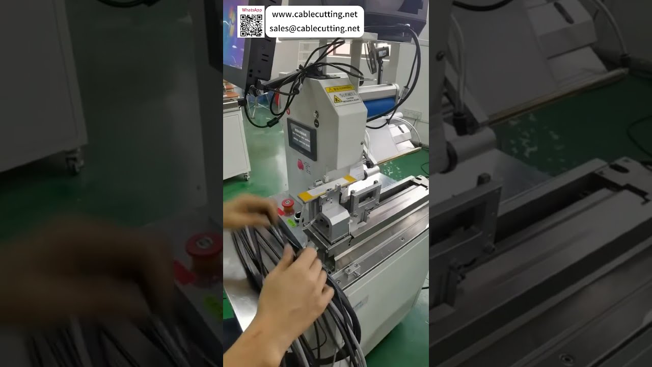 Máquina etiquetadora plegable automática con impresión integrada para arneses de cables rápidos