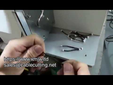 Máquina semiautomática WPM-503 para etiquetar y envolver con cinta mazos de cables y tubos