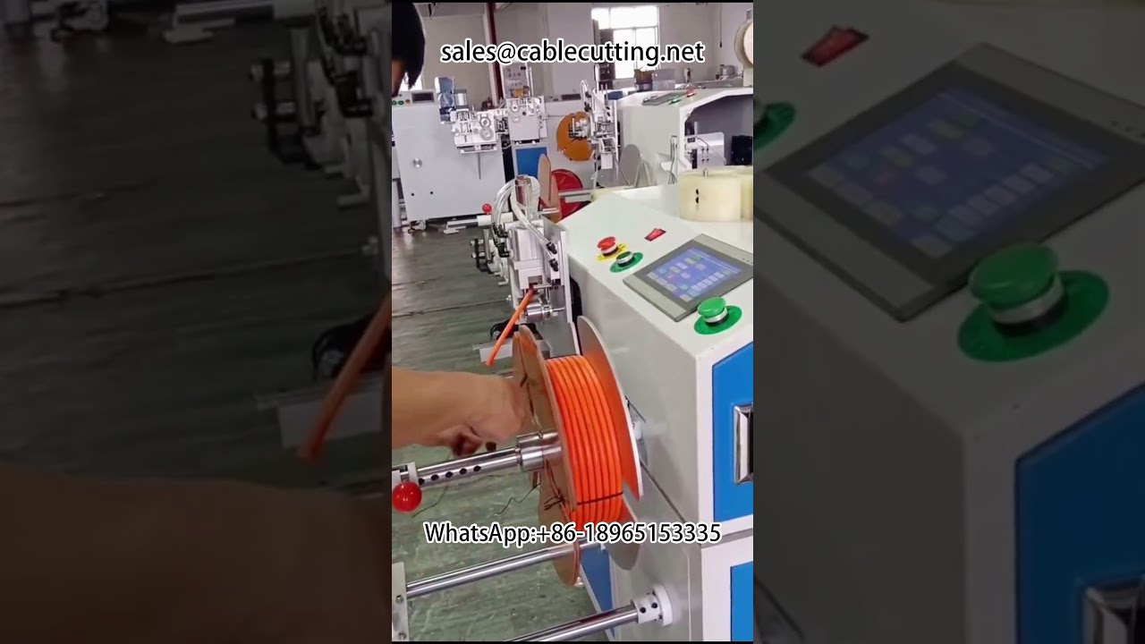 Máquina de bobinado con contador de metros #Procesamiento de cables #Fabricación de arneses #Cable de alimentación