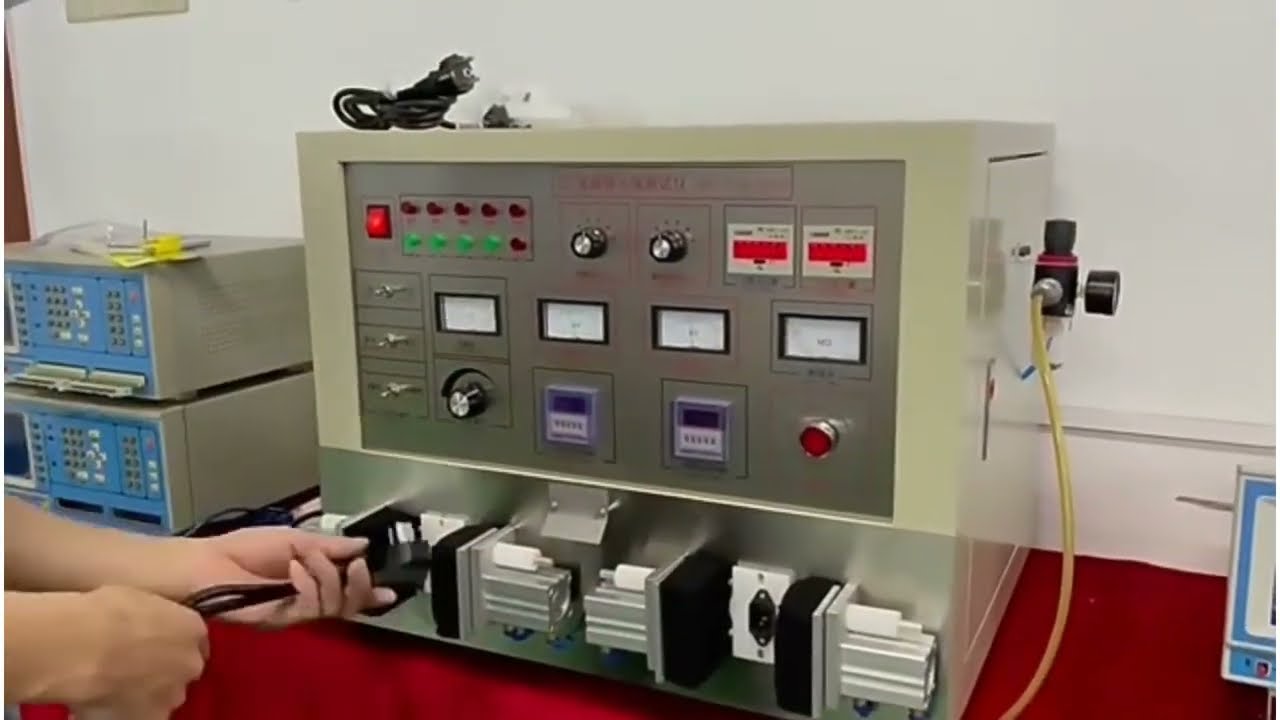Máquina de prueba para cables de alimentación: detector de cortocircuitos, circuitos abiertos y desplazamientos