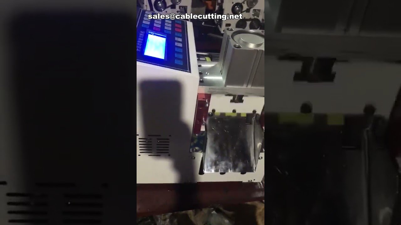 Máquina Cortadora de Cables y Tubos Termocontraíbles | Corte Preciso para Cobre, PVC y Plástico