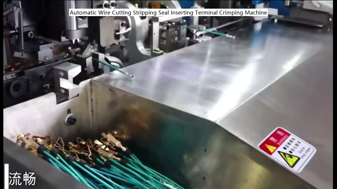 Máquina Automática de Corte, Pelado, Inserción de Sellos y Crimpado de Terminales