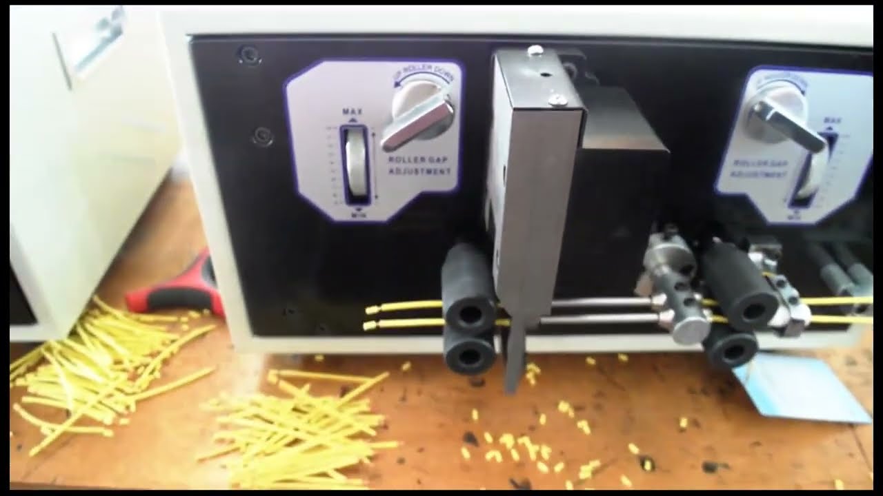 Máquina de Corte y Pelado de Cable Doble de Alta Velocidad