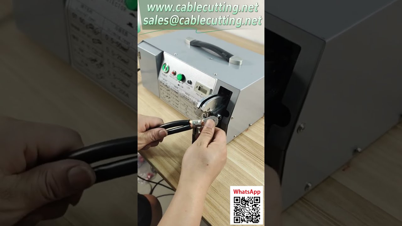 【EM 50B2 Alicates de Prensado Eléctrico】Demostración de Prensado de Terminales RN de 60 mm², Máximo 70 mm² #FábricaReal