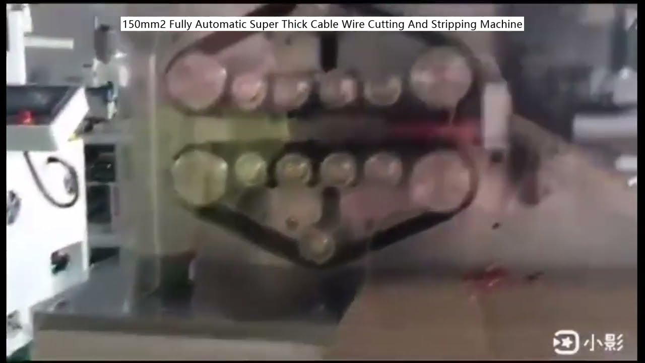Máquina Automática de Corte y Pelado de Cables Supergruesos de 150mm²