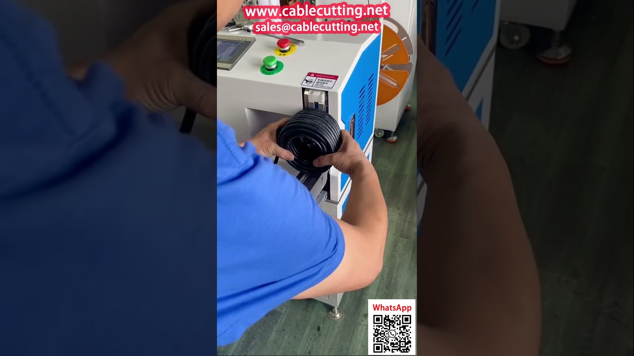 Máquina Automática para Cable de Potencia: Todo en Uno – Contador, Tendido, Bobinado y Atado