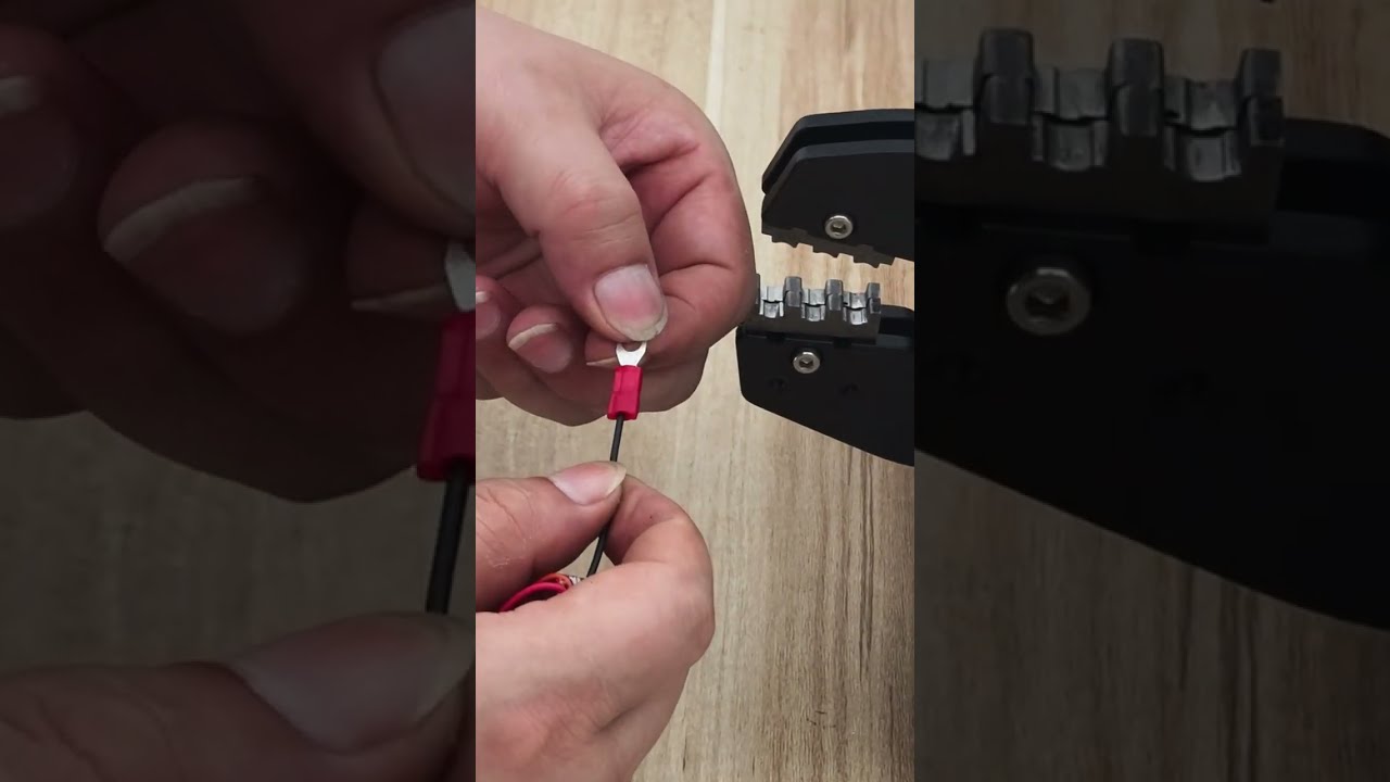 Formas de crimpado personalizadas con máquina eléctrica de crimpado de terminales #fábrica #maquinaria