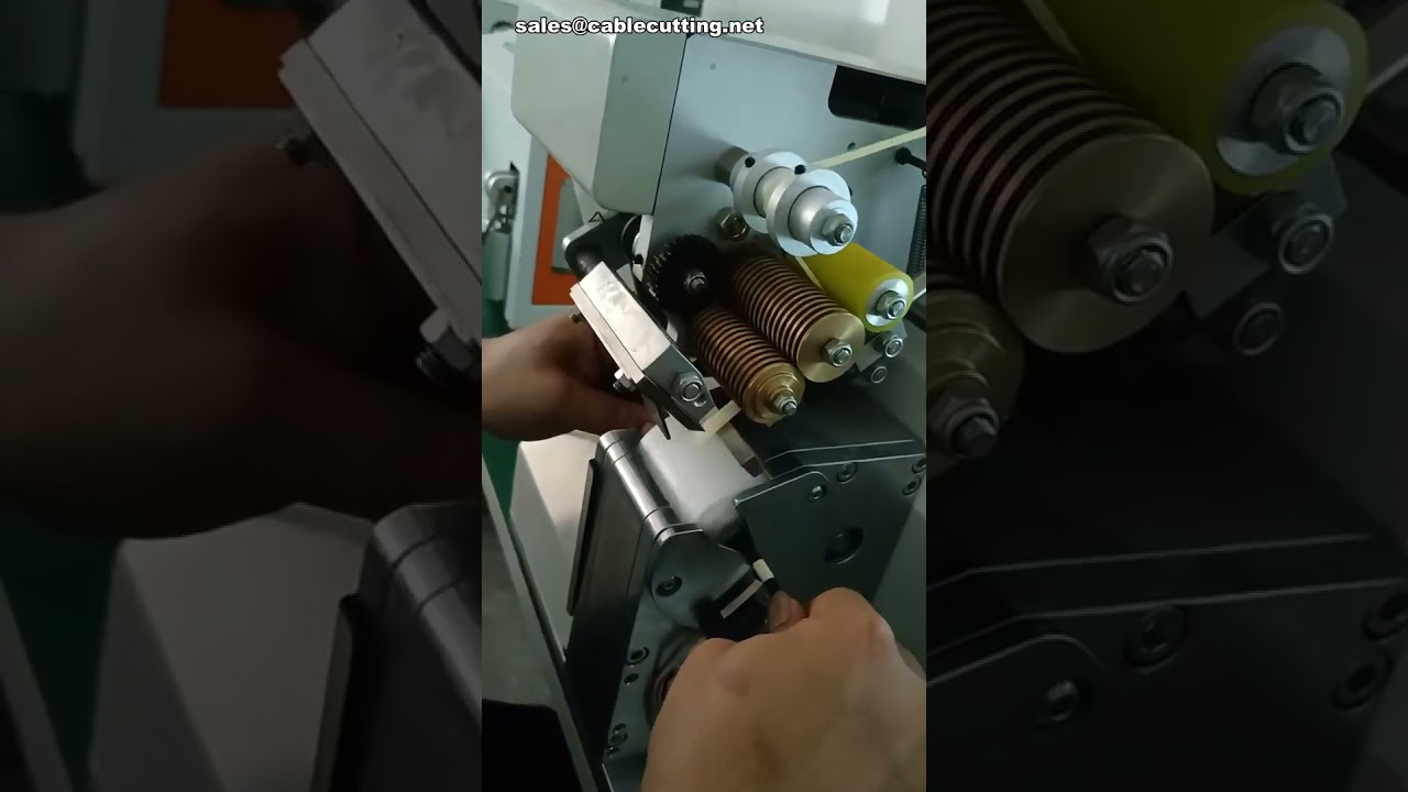 Máquina Envolvedora de Cinta Eléctrica con Cinta de Enmascarar #máquina #fábrica
