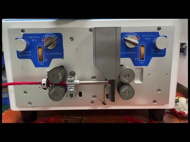 Máquina Automática para Cortar y Pelar Cables de Cobre Grueso - Cortadora de Tiras de Bambú