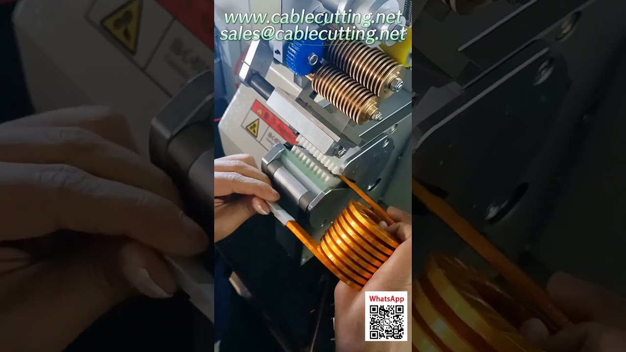 Máquina de bobinado de cinta para cables | Enrolladora automática de alta precisión