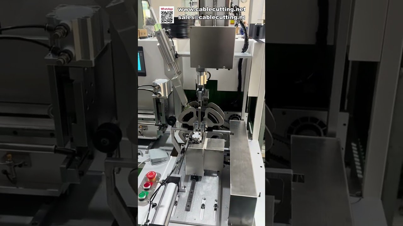 Máquina automática de conteo, corte, bobinado y atado de cables | Eficiencia industrial