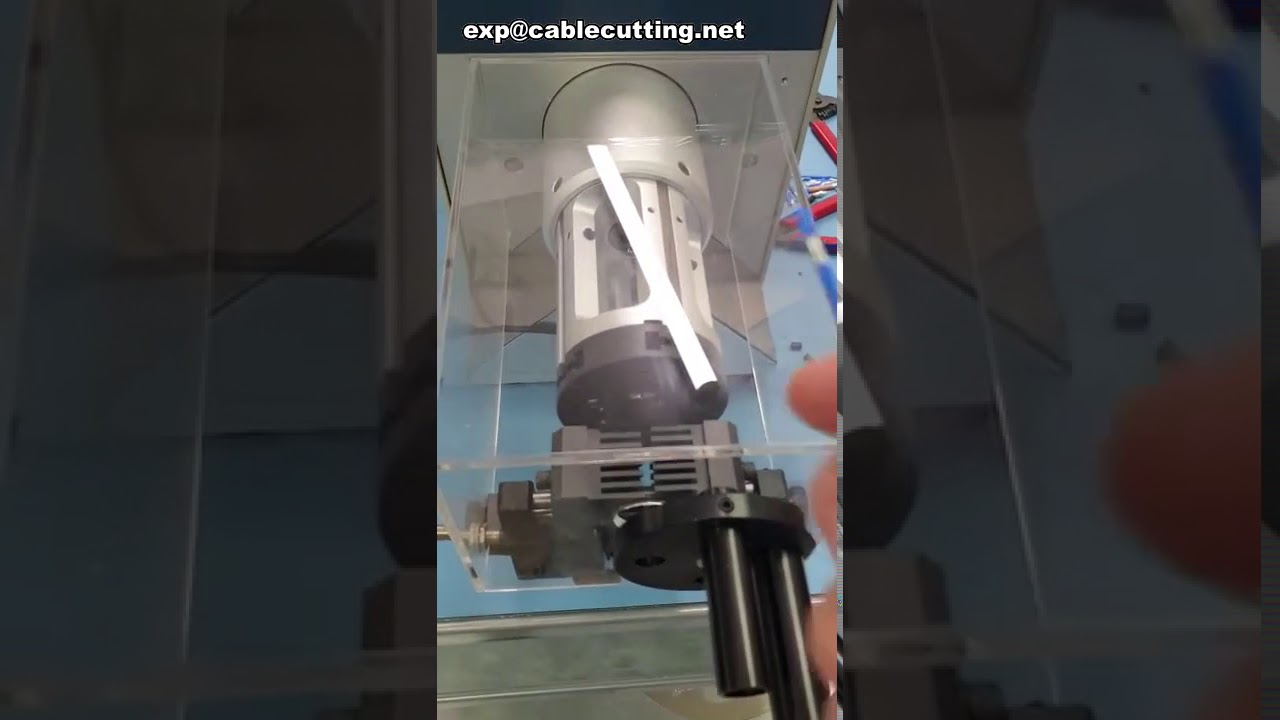 Máquina pelacables coaxial para cables pequeños - Precisión y velocidad