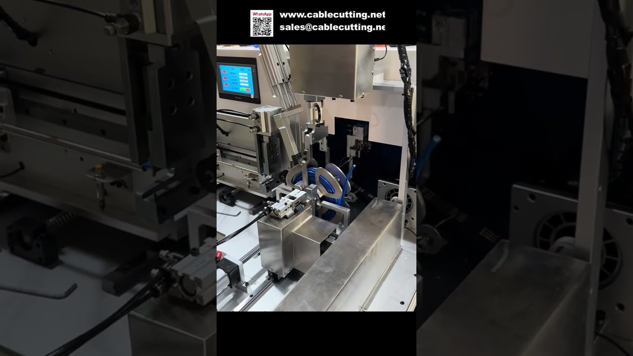 Máquina Automática para Conteo, Corte, Bobinado y Atado de Cables - Eficiencia Industrial