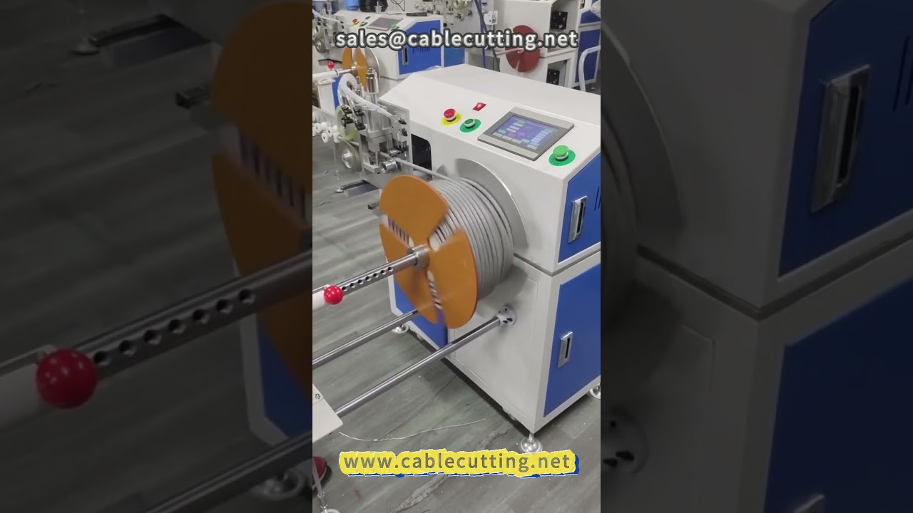 Máquina devanadora clasificadora por metro para cables y alambres | Procesamiento eficiente de alambre
