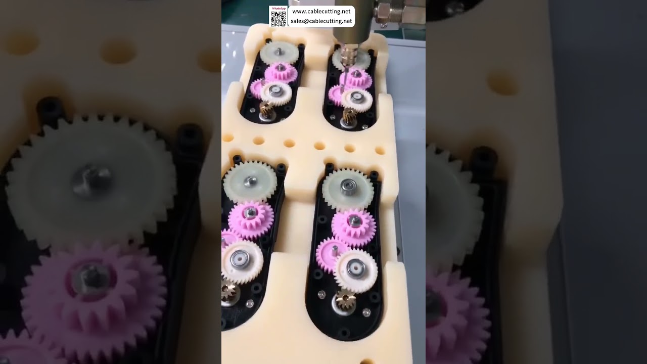 Configuración Rápida de Máquina Dispensadora Automática de Aceite para Engranajes | Automatización Industrial en Fábrica