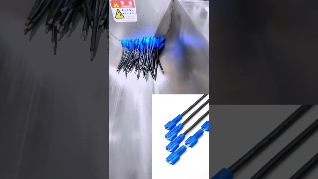 Máquina para Terminales Aislados Sueltos: Procesamiento de Arneses de Cables #máquina #fábrica