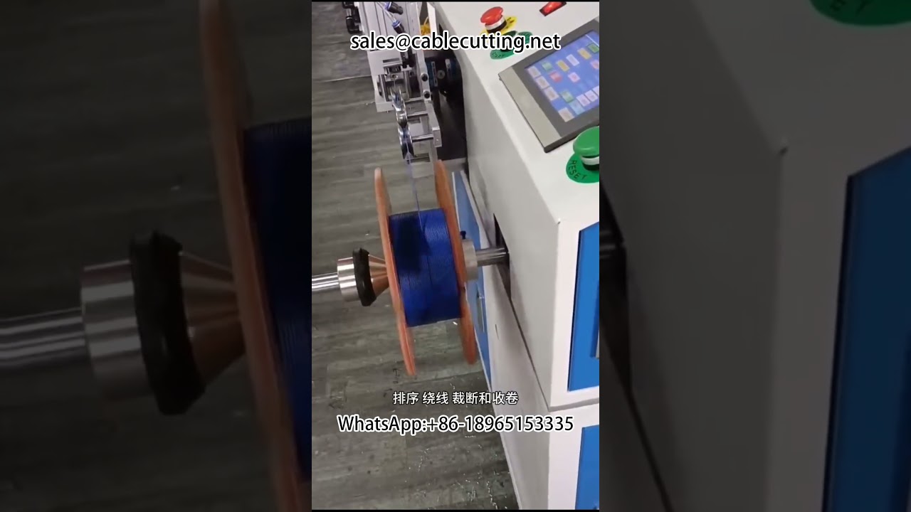 Máquina Automática de Contaje, Clasificación, Corte, Bobinado y Enrollado de Metros - Bobinadora de Alambre