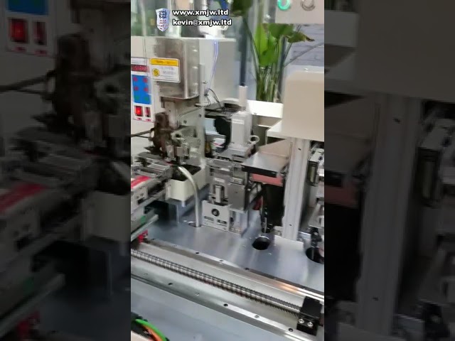 Máquina engarzadora automática de terminales enchufables: inmersión de cabezal único y estaciones múltiples